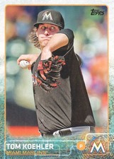 2015 Topps #351 Tom Koehler Miami Marlins