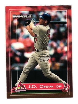 2000 Fleer Impact #108 J.D. Drew St. Louis Cardinals