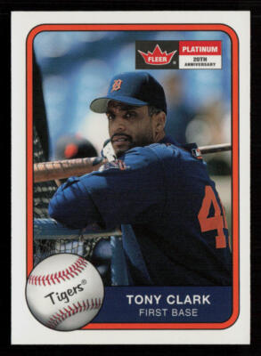 2001 Fleer Platinum Tony Clark #189 Detroit Tigers Baseball Card