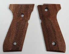 Beretta 92 Walnut Grip Panels - BRAND NEW - The Shooters Box - FREE SHIPPING