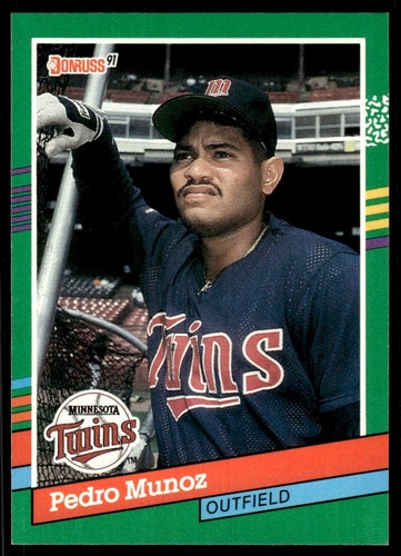 1991 Donruss Pedro Munoz #758 card
