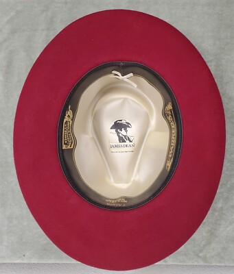 Stetson Cowboy Hat Vintage 5X Beaver 57 7 1/8 1985 James Dean | eBay