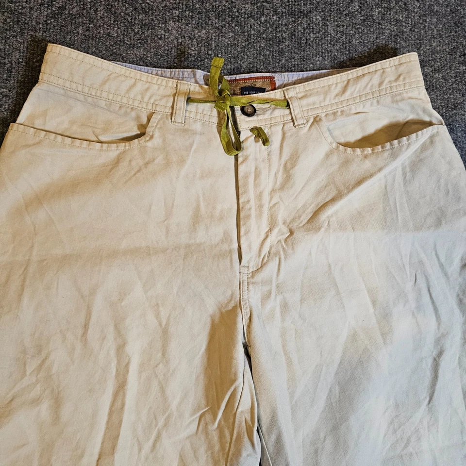 Horny Toad Pants Womens Size 6 Tan Khaki Cropped Chino Career Casual Y2K Neutral - Image 2 of 4