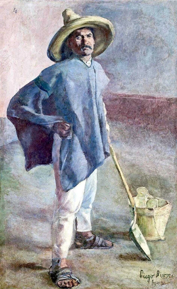 Impresión de calidad El Albanil de Diego Rivera - Frame Me Foto 2 de 2