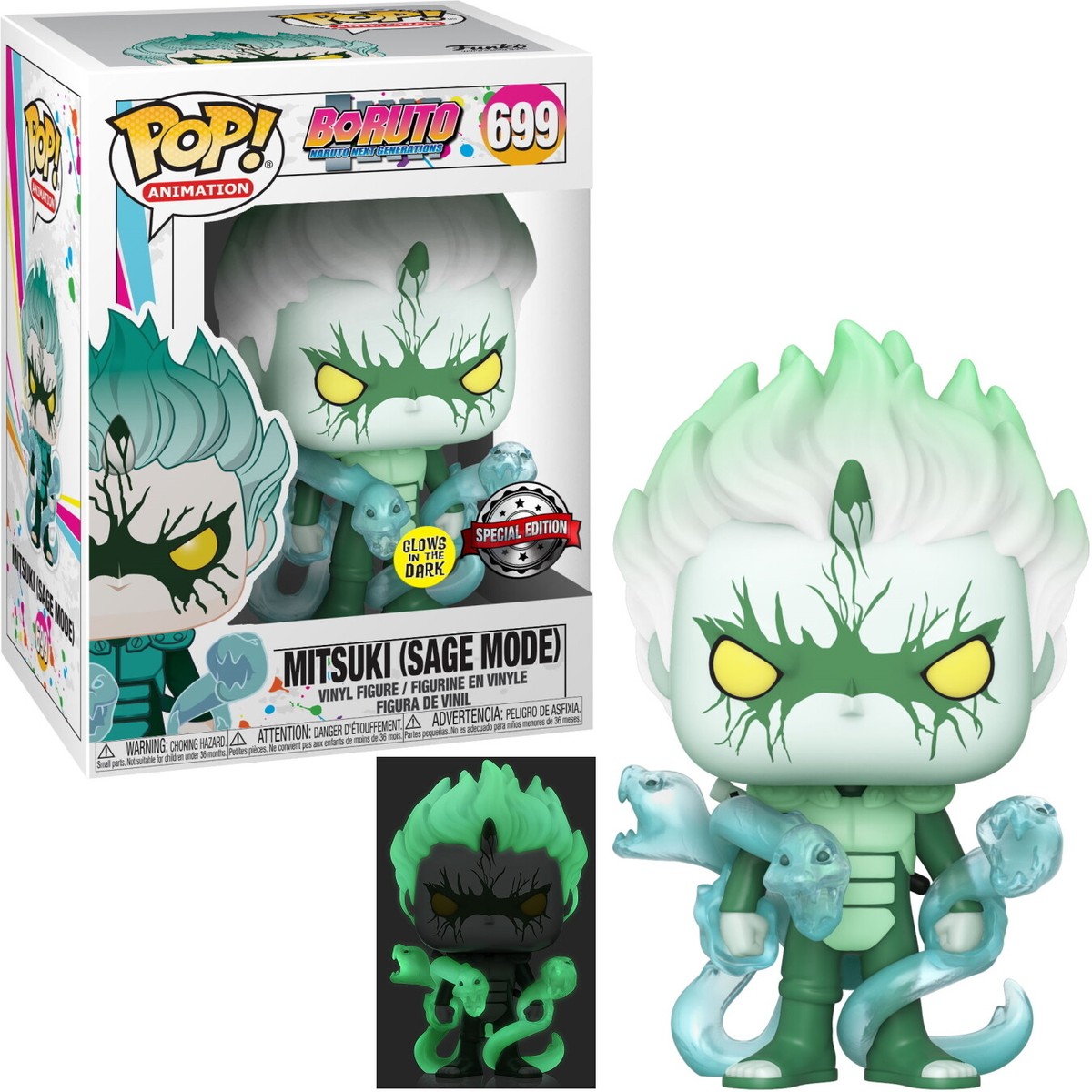 Boruto - Mitsuki (Sage Mode) 699 Special Edition Glows - Funko Pop