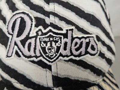 キャップ 90's Zubaz Los Angeles raiders zebra cap Zubaz Zebra 1990's Vintage Los Angeles Raiders Hat Cap Stripes AJD