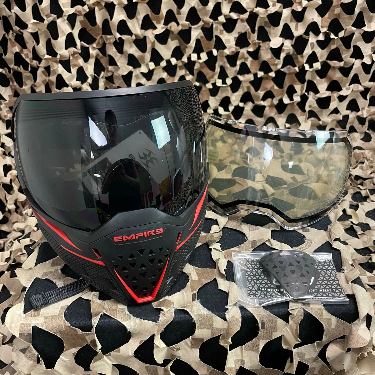 Maillot Paintball Empire Prevail Homme Rouge Taille L (Large) Rembourré Performance