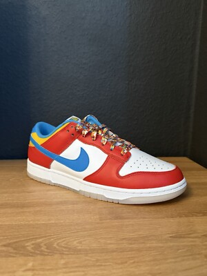 LeBron James x Nike Dunk Low,  Fruity Pebbles  -  EU 42,5/UK 8