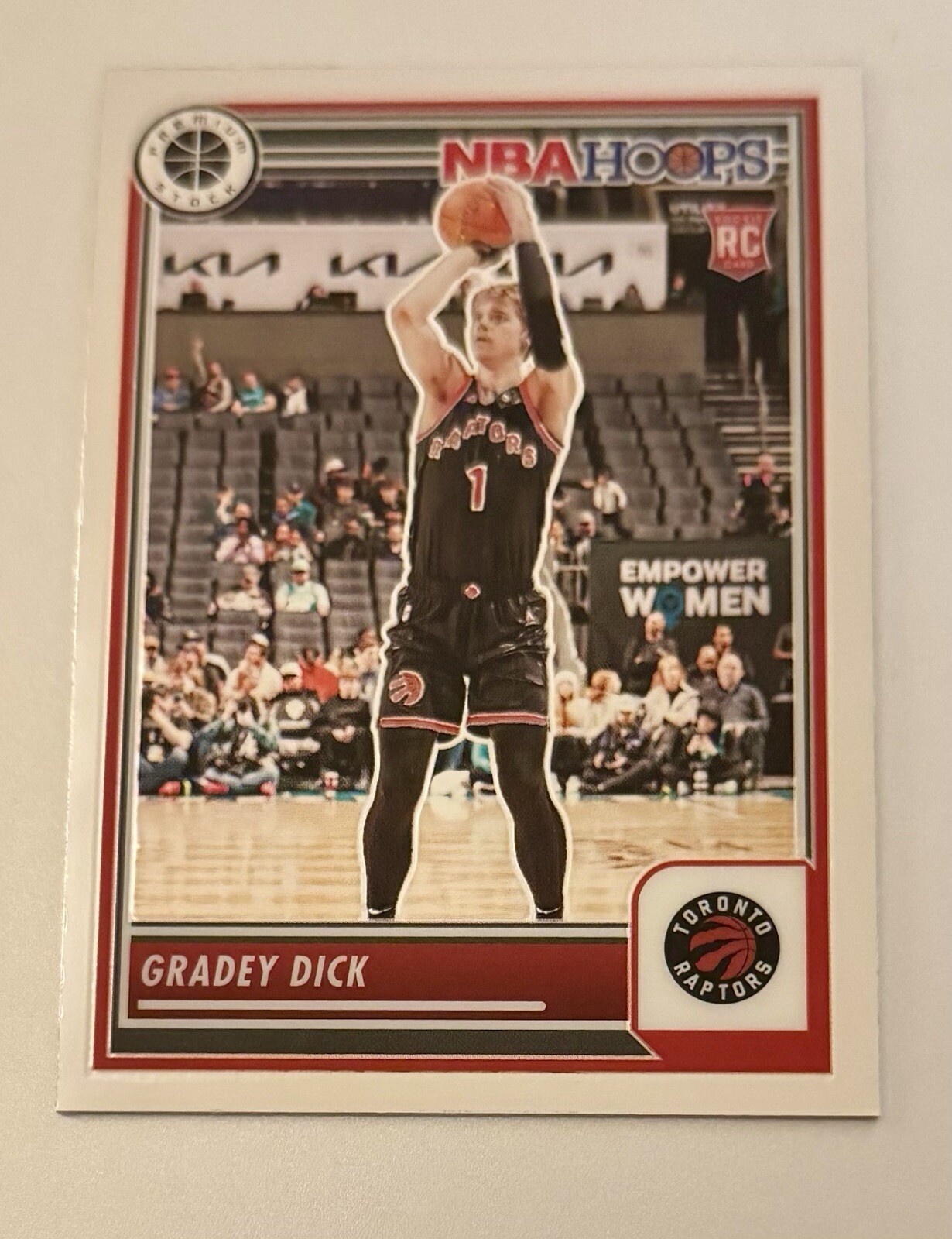 2023-24 Panini NBA Hoops Gradey Dick RC Premium Stock #251 Rookie Base Card 🔥
