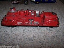 Auburn Rubber Co. Auburn Fire Department Fire Pumper Truck All original