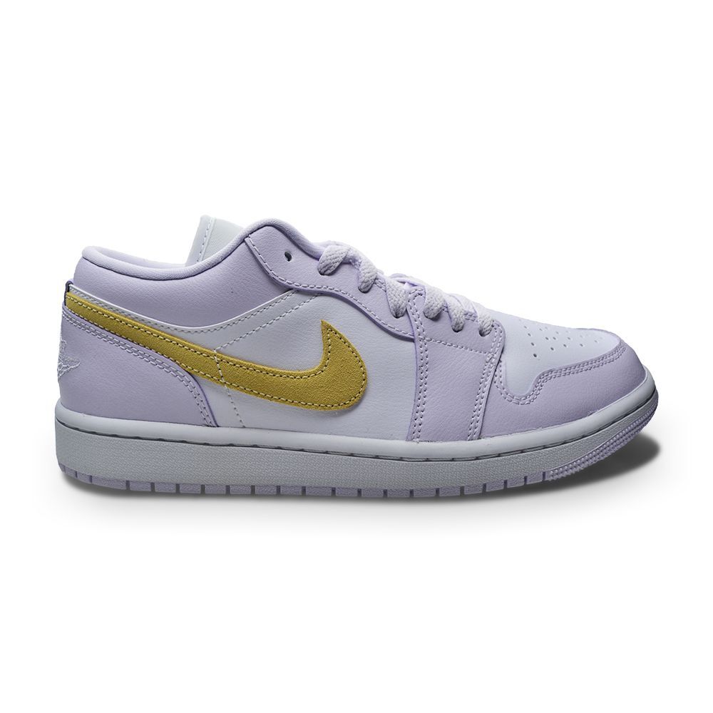 Женские кроссовки Nike Air Jordan 1 Low - DC0774 501 - Белый с едва заметным запахом винограда и лимона