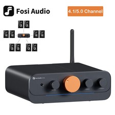 Fosi Audio HT4S Bluetooth Amplifier 4.1/5.0 CH for Outdoor Speakers Bass Shaker