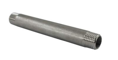 Barrel Nipple 1/4'' NPT Threaded Ends