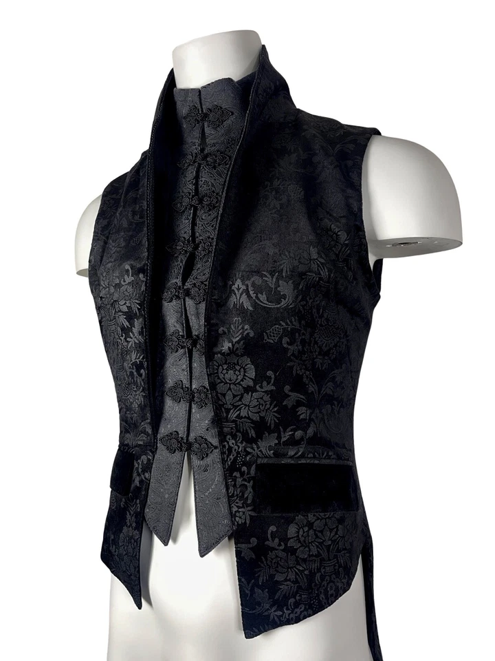 CHALECO CHALECO CHALECO CHALECO DOS PIEZAS FALSO MILITAR GÓTICO PUNKRAVE Y-696 Foto 4 de 4