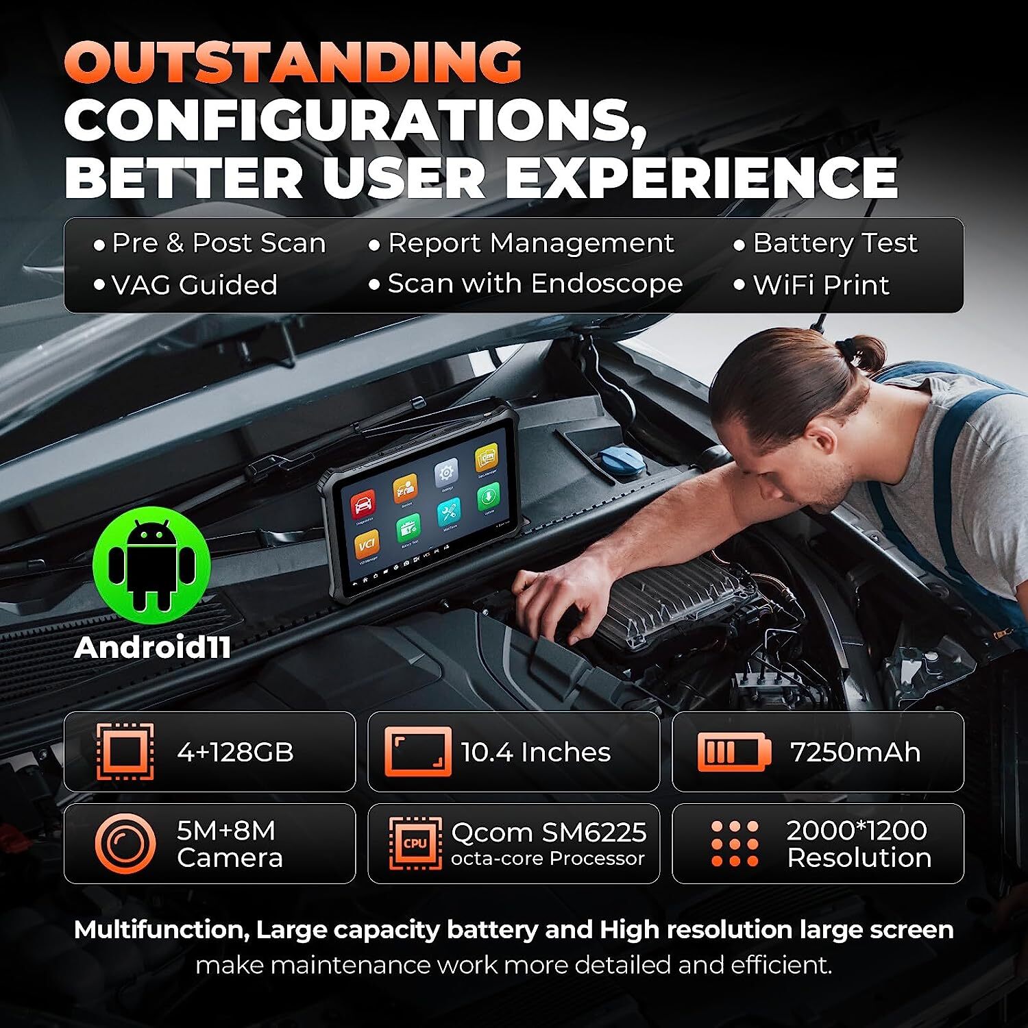 2025 OTOFIX D1 MAX Bidirectional OBD2 Scanner Coding Full System Diagnostic Tool