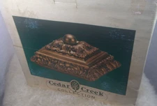 VINTAGE ART NOUVEAU TRINKET BOX GILDED ROMAN GREEK THEMED DESIGN - NEW