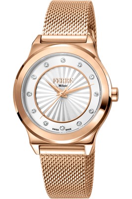 Womens Wristwatch FERRE' MILANO FM1L125M0261 Steel IP RosÃ¨ IJP