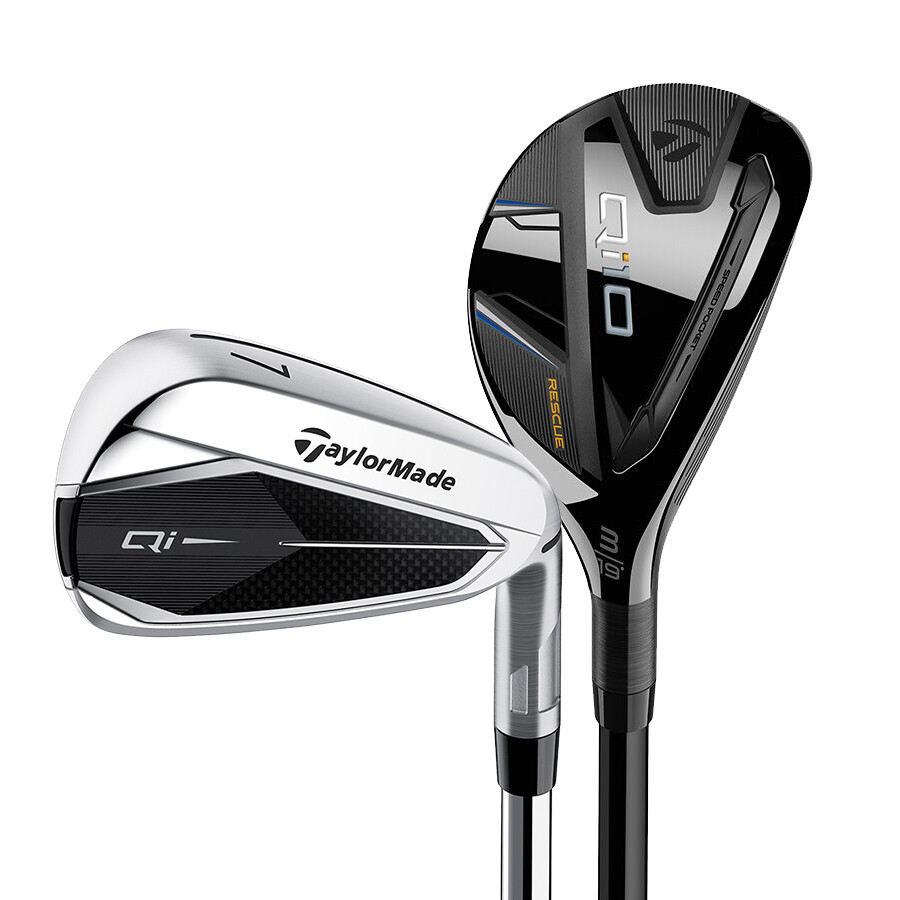 Taylormade Qi Combo Hybrid Iron Set - Fujikura Graphite Taylormade Qi Combo Hybrid Iron Set - Fujikura Graphite
