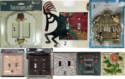 CHOICE: Unique Customized Finish Double Toggle Switchplate Wall Plates