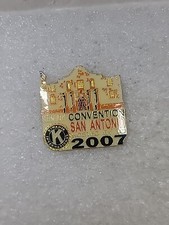 Kiwanis International San Antonio 2007 Convention Alamo Enamel Pin