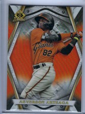 2022 Bowman Chrome Draft Invicta Aeverson Arteaga Orange Refractor /25 BI-12