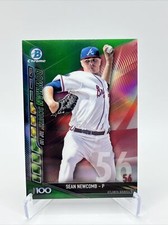 2017  Bowman Chrome  SEAN NEWCOMB  Bowman Scouts' Top 100 Green Refractor  /99
