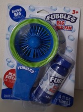 Fubbles Blows Big Bubble Fan Bubble Machine 4fl oz Brand New Factory Sealed 