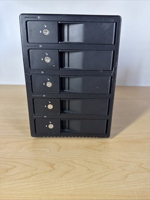 Oyen Digital Mobius 5-Bay FireWire,eSATA, USB Hard Drives Included Read UNTESTED