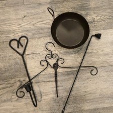 Vintage Lot of Metals & Cast Iron Primitive R...