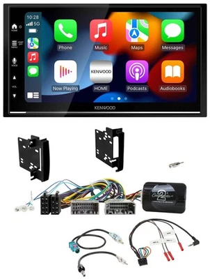 Kenwood DAB USB Bluetooth 2DIN Lenkrad Autoradio für Chrysler Dodge Jeep - Bild 1 von 4