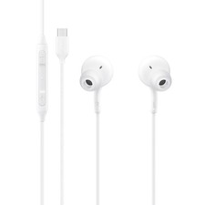 TYPE-C Earphones Headphones USB-C Earbuds w Mic Headset Handsfree for Tablets