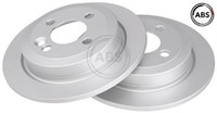 2X Bremsscheibe A.B.S. 17866 2 Bremsscheiben Hinterachse Hinten FüR Mini