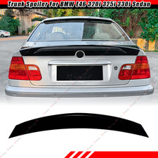 Csl Style Rear Trunk Ducktail Spoiler Wing Lid For Bmw E46 320i 325i 330i Sedan