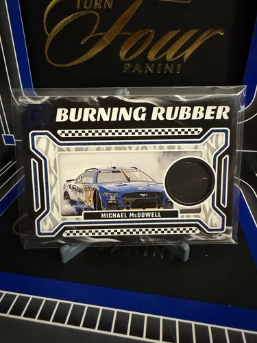 2024 Donruss NASCAR Burning Rubber Race Used Relic #BRM-MM Michael McDowell