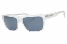 New Nautica N912SP 971 Crystal Clear/Blue 56-16-145 Sunglasses