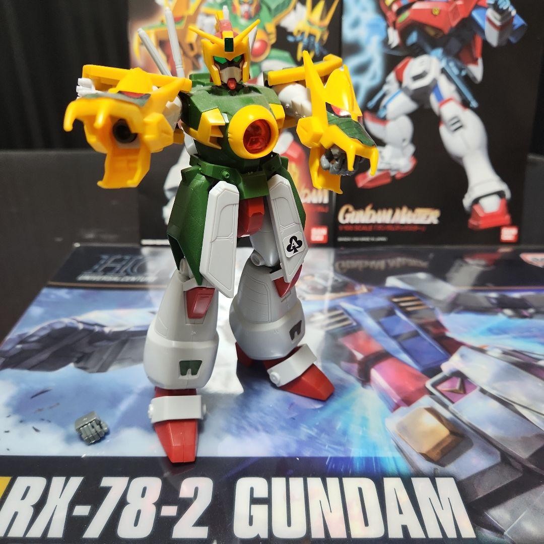 Assembled Hg 1/144 Dragon Gundam Maxter Set Japan