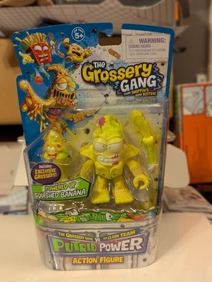 The Grossery Gang Squished Banana Putrid Power Figure, NISB like 9