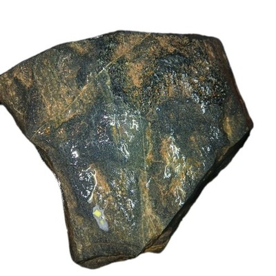 2 Lb. Slab Of Green Banded Iron Jasper From Mesabi Range MN