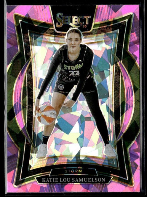2025 Panini Select WNBA #53 Katie Lou Samuelson Pink Ice Prizms