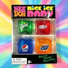 Nice Ice Cube Fidget Toy Slow Rebound Squishy Stress Relief 4 Pack