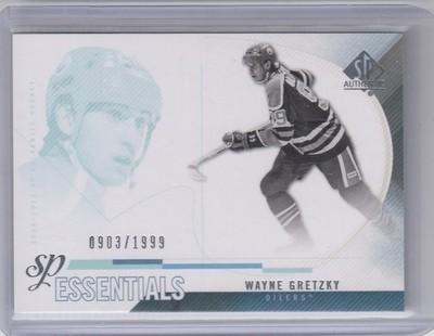 2010-11 Wayne Gretzky SP Authentic ESSENTIALS /1999 - #199 Oilers Kings HOF