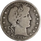 1894-O Barber Half Dollar