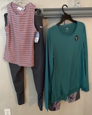 DANSKIN Lot Of 8 Athletic Pieces Womens Lg/XL New  Preowned See Description