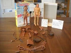 MARX JOHNNY WEST 3RD ISSUE CHIEF CHEROKEE ACCESSORIES,MANUALS & "RARE" BOX 1967