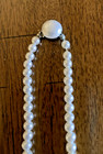 VINTAGE 16" FAUX GRADUATED PEARL NECKLACE — photo 3