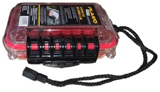 Plano Waterproof Case Model 144900 Small Dry Box – New – Red/Black