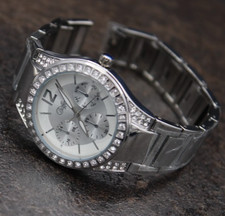 Buffalo Uhr Damenuhr Frauenuhr Quarzuhr Analoguhr Chronograph Leuchtzeiger