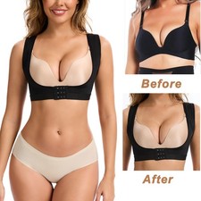 Fajas Colombianas Chest Brace Support Back Posture Corrector Shaper Push Up Bra