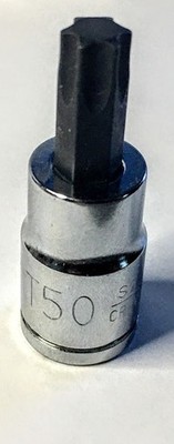 Pittsburgh Torx Star Bit Socket T50x 3/8'' -Free USA Ship