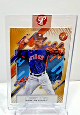 2025 Topps Pristine Jeremy Pena Gold Refractor #10/50 ENCASED Houston Astros